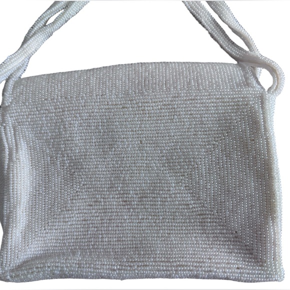 Coquette Vintage bridal Beaded Evening Purse – Ivory - Picture 7 of 8
